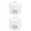 2Pcs Ceramic Soup Bowls with Lid and Heating Base for Home 7