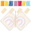 2Sets Needlework Embroidery Coaster Kit Durable Polyester DIY Set 10