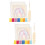2Sets Needlework Embroidery Coaster Kit Durable Polyester DIY Set 7