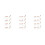 60Pcs Clear Miniature Glass Bottles with Cork for Decorative Use 8