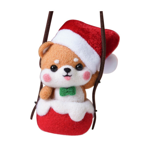 2Sets Needle Felting Kits Wool DIY Xmas Pendant Decorative Craft Tools