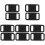 10Pcs Black Silicone Protective Tracer Covers Easy Install Durable 4