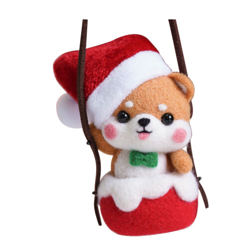 2Sets Needle Felting Kits Wool DIY Xmas Pendant Decorative Craft Tools 1