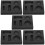 5Pcs Lab-Use Black Graphite Ingot Molds for Efficient Metal Casting 10