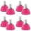 4Pairs Professional Rosy Rubber Toe Stops Replacement for Skate Use 5