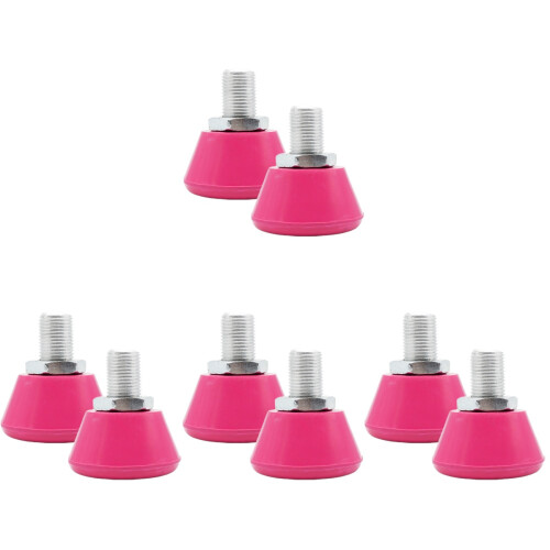 4Pairs Professional Rosy Rubber Toe Stops Replacement for Skate Use 1