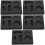 5Pcs Lab-Use Black Graphite Ingot Molds for Efficient Metal Casting 9
