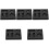 5Pcs Lab-Use Black Graphite Ingot Molds for Efficient Metal Casting 5