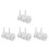 8Pcs Universal Walker Wheel Replacements White Plastic Rubber Material 5