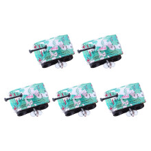25Pcs Sky-Blue Vintage Iron Wind-Up Toy Tanks for Children