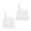 4Pcs Unpainted White House Ornaments for DIY Projects 2