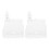 4Pcs Unpainted White House Ornaments for DIY Projects 3