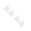 4Pcs Unpainted White House Ornaments for DIY Projects 5