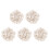 500Pcs Durable Plastic Eye Nose Gaskets Grey for Handmade Dolls 5