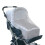 3Pcs Folding Baby Stroller Net White Full Cover Breathable 1