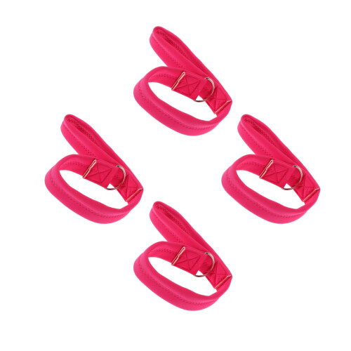 4Pcs Pink Toddler Safety Harness Straps for Stroller with Soft Padding 2