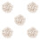 500Pcs Durable Plastic Eye Nose Gaskets Grey for Handmade Dolls 4