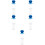 5Pcs Infant Juice Container Blue Pumping Feeder Baby Storage Squeezer 7