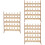 3Pcs Durable Wooden Spool Holder Thread Storage Stand for DIY Lovers 8