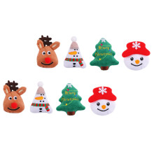 16Pcs Christmas Hair Accessories Felt Material DIY Decoration Set