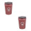 2Pcs Home Use Microwaveable Red Plastic Soup Cups with Leakproof Lid 7