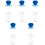 5Pcs Infant Juice Container Blue Pumping Feeder Baby Storage Squeezer 3