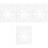 24Pcs Safe White Plastic Stencils for Drawing and Decorative Crafts 9