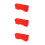 3Pcs Red Plastic Bee Transport Cage Safe Bee Storage Beekeeping Tool 9