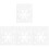 24Pcs Safe White Plastic Stencils for Drawing and Decorative Crafts 10