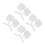 4Pcs White Bowknot False Collar Women Mini Cape Shirt Accessory 7
