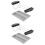 2Sets Assorted Color Toast Rack Stainless Steel Sandwich Warming Rack 7