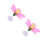 2Pcs Artificial Peach Branches Biology Teaching Tool 4