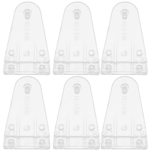 40Pcs Transparent Plastic Blinds Hold Down Brackets for Window Shades 1