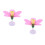 2Pcs Artificial Peach Branches Biology Teaching Tool 8
