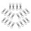 40Pcs Reusable Metal Swivel Snap Clips Secure Connection 3