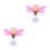 2Pcs Artificial Peach Branches Biology Teaching Tool 10
