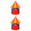 2Pcs Kids Teepee Tent Castle Indoor Foldable Playhouse 5