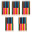 60Pcs Beginner Wood Colored Pencils Double-Ended Oil-Based Assorted 5