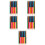 60Pcs Beginner Wood Colored Pencils Double-Ended Oil-Based Assorted 9