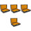 4Pcs Multi-Purpose Cigar Case Assorted Colors Durable Storage Box 3