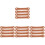 16Pcs Brown Drumstick Control Straps PU Finger Rings Drum Practice Aid 4