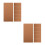 12Pcs Small Khaki Cork Sheets for Sand Table DIY and Model Stability 4