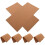 12Pcs Small Khaki Cork Sheets for Sand Table DIY and Model Stability 2