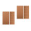 12Pcs Small Khaki Cork Sheets for Sand Table DIY and Model Stability 5