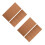 12Pcs Small Khaki Cork Sheets for Sand Table DIY and Model Stability 6