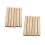 50Pcs Solid Wooden Round Rods Beige Durable Craft Sticks for DIY Art 1