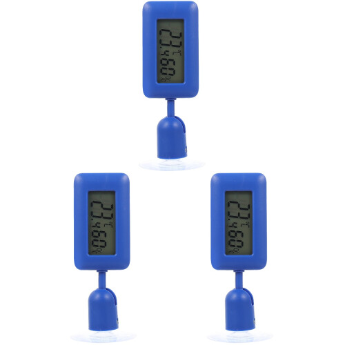 3Pcs Accurate Digital Reptile Thermometers with Suction Cup Design 1