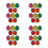 40Pcs Silicone Tennis Racket Dampeners Assorted Colors Shock Absorber 10