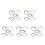 25Pcs Comfortable Rubber Stethoscope Extension Tubes for Hospital Use 9