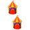 2Pcs Kids Teepee Tent Castle Indoor Foldable Playhouse 7
